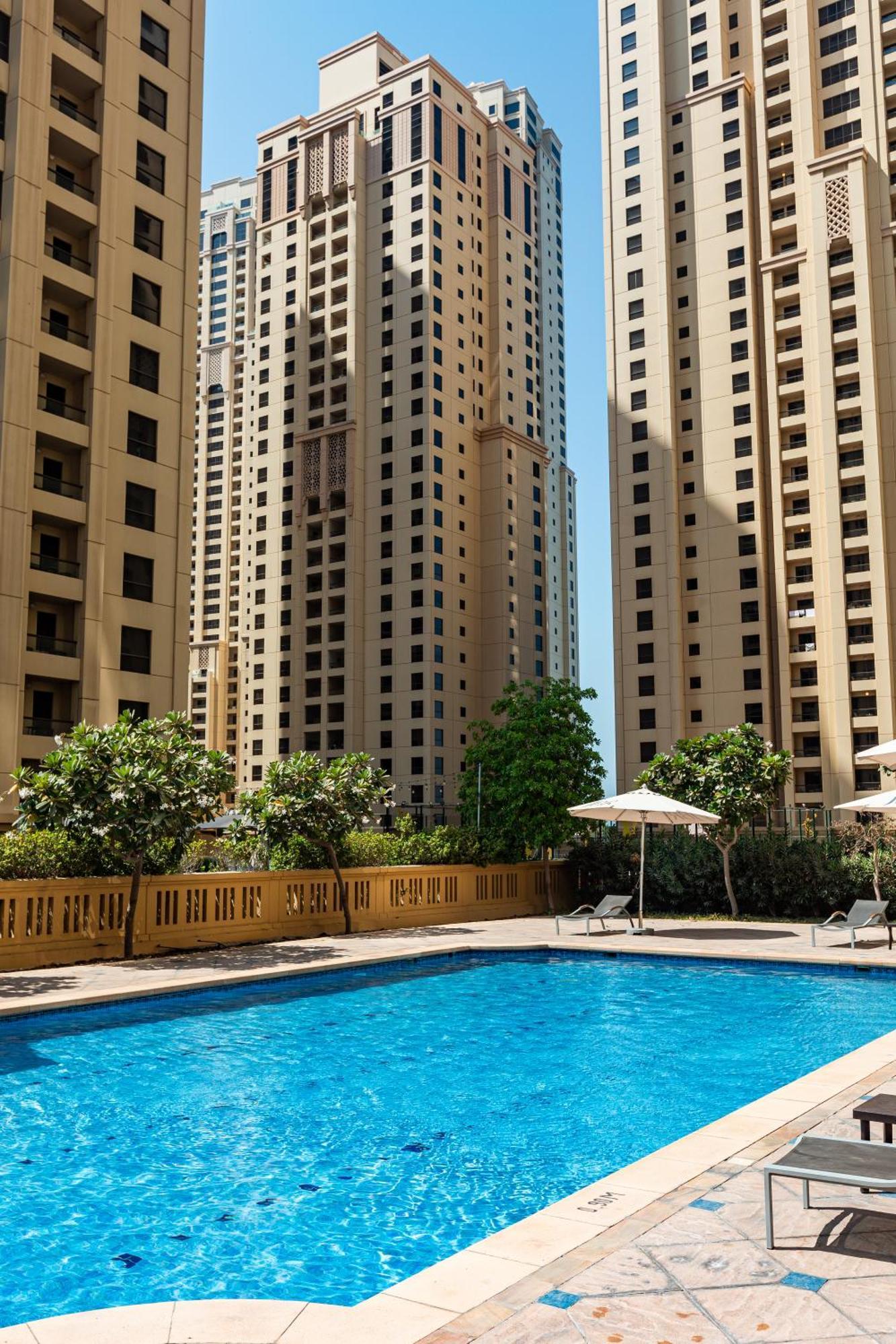 Beautiful 1 Bedroom By The Jbr Beach! Bahar Апартаменти Дубай